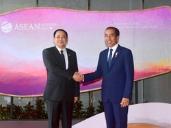 Bertemu PM Laos, Jokowi Bahas Kerja Sama Berantas Perdagangan Orang