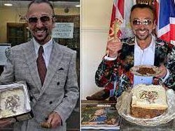 Pria Ini Nekat Makan Kue Pengantin Raja Charles dan Putri Diana Berusia 42 Tahun