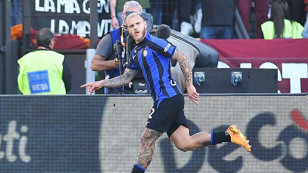 Federico Dimarco punya tuah di laga-laga besar Inter Milan musim ini (Mondadori Portfolio via Getty Im/Mondadori Portfolio)