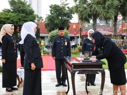 Pesan Gubernur Khofifah Usai Lantik 505 Pejabat Eselon 3 dan 4 Pemprov Jatim