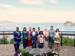 Iriana Ajak Istri Pimpinan Negara ASEAN Minum Teh Sambil Kenalkan Labuan Bajo