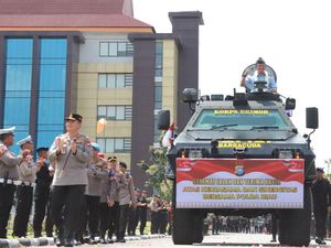 Kapolda Riau Lepas Danlanud Pekanbaru Pindah Tugas Pakai Barracuda