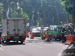 Jalur Lingkar Istana Bogor Mulai Berlaku 2 Arah, Lalin Sempat Macet
