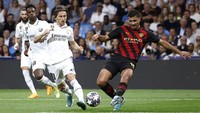 Real Madrid vs Manchester City bermain di Bernabeu pada Rabu (10/5) pukul 02.00 WIB dini hari pada leg pertama semifinal Liga Champions. Skor tuntas 1-1 (Reuters)