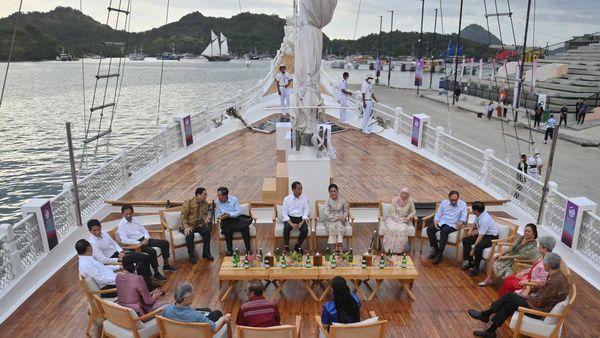 Momen Pemimpin ASEAN Saksikan Keindahan Labuhan Bajo