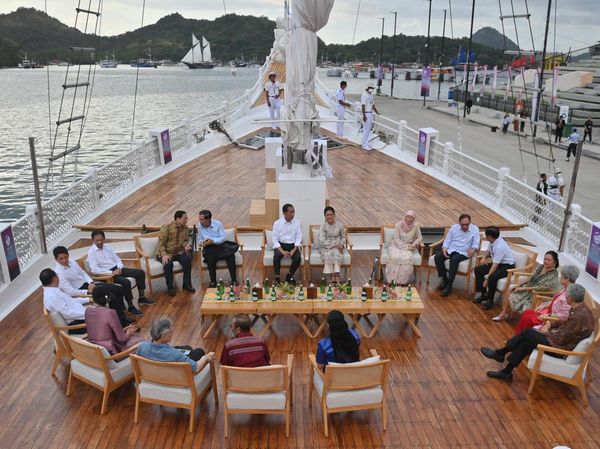 Momen Pemimpin ASEAN Saksikan Keindahan Labuhan Bajo