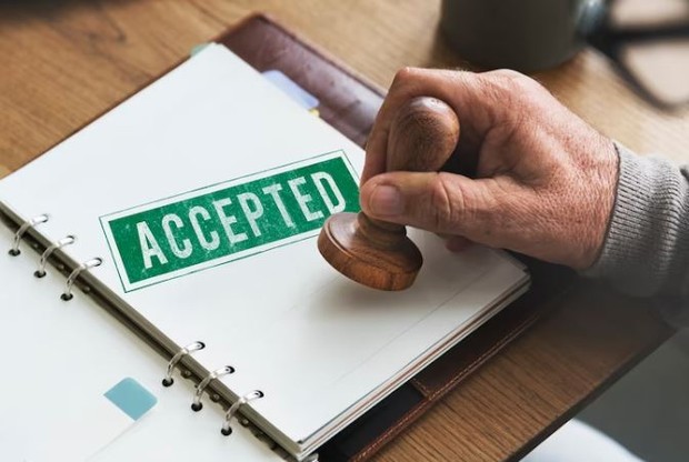 Gambar tulisan accepted