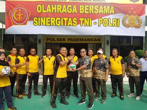 TNI-Polri di Pademangan Berkumpul, Kapolsek: Kompak dari Lini Terbawah TNI-Polri di Pademangan Berkumpul, Kapolsek: Kompak dari Lini Terbawah