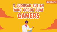 Infografis: 5 Jurusan Kuliah yang Cocok buat Gamers