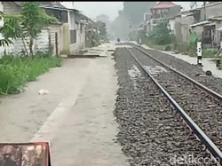 Banjir Bandang Bikin Rel KA di Kalibaru Banyuwangi Terendam hingga 50 Cm