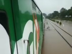 Stasiun Kalibaru Banyuwangi Banjir, KA Sri Tanjung Terlambat 69 Menit