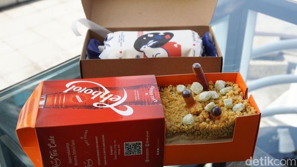 Bentuknya Unik! Kue Ini Desainnya Mirip Teh Botol hingga Permen White Rabbit