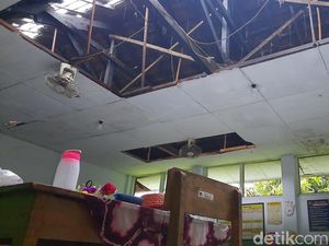 SDN 1 Muktiharjo Pati Diterjang Puting Beliung, 6 Ruangan Rusak