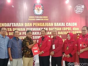 Tak Lengkap, Berkas Pendaftaran Bacaleg PDIP Sumut Dikembalikan KPU