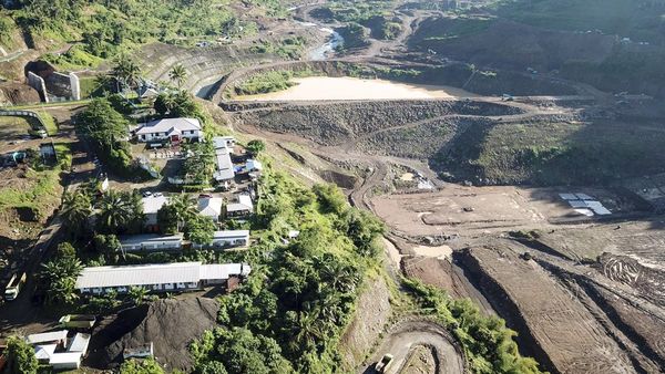 Penampakan Terkini Proyek Bendungan Super Cantik di NTB