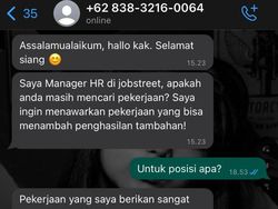 Jobstreet Buka Suara Namanya Dicatut di Tawaran Kerja via WA