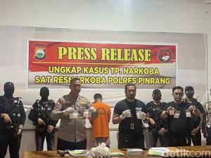 2 Pengedar Narkoba Hendak Transaksi Sabu di Pinrang Ditangkap