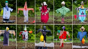 Potret Orang-orangan Sawah di Jerman, Seperti Pesta Cosplay
