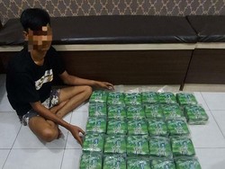 Bawa 27 Kg Sabu dari Aceh, Pria Asal Medan Ditangkap di Binjai