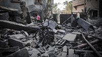 Penampakan Rumah Warga Gaza yang Hancur Akibat Serangan Udara Israel