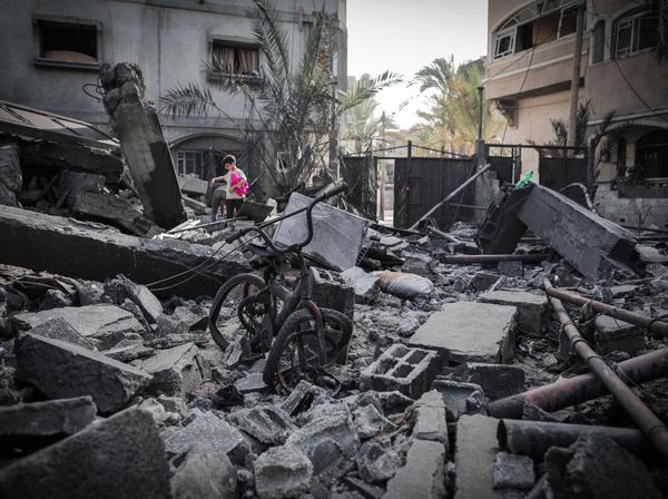 Penampakan Rumah Warga Gaza yang Hancur Akibat Serangan Udara Israel