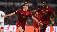 Di laga itu, Roma akhirnya keluar menjadi pemenang. Gol Eduardo Bove memastikan kemenangan Serigala Ibu Kota. (Foto: AS Roma via Getty Images/Luciano Rossi)