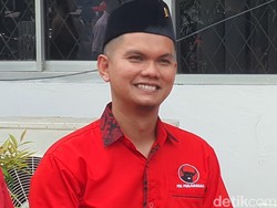 Potret Bambang Pemuda Viral Cor Jalan di Pekanbaru, Kini Berbaju PDIP