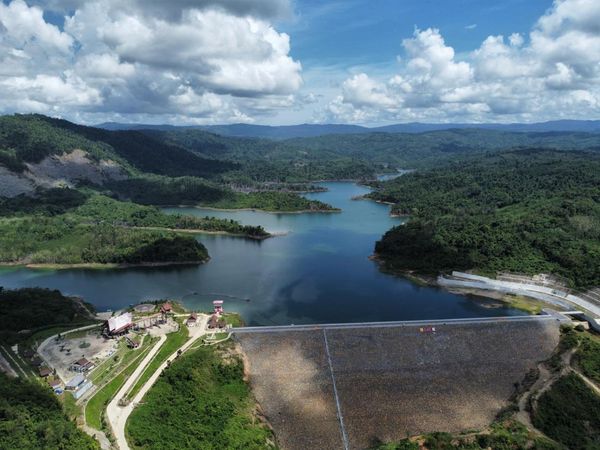 Begini Megahnya Bendungan Pertama di Sulawesi Tenggara