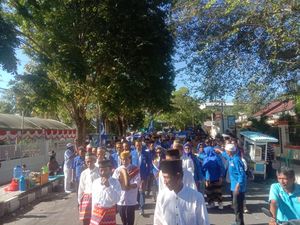 PAN Daftar Caleg Diantar Ratusan Simpatisan, Diiringi Rebana PAN Daftar Caleg Diantar Ratusan Simpatisan, Diiringi Rebana