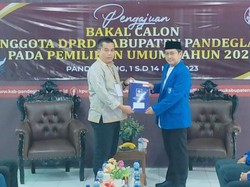 PAN Pandeglang Daftarkan 50 Bacaleg Ke KPU, Target Lolos di Setiap Dapil