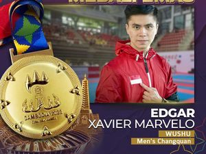 Wushu Persembahkan Emas ke-45 Indonesia di SEA Games 2023