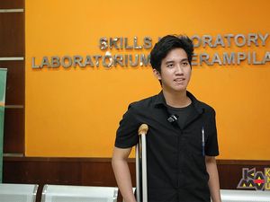 Sosok Faishal, Tetap Semangat Ikut UTBK Meski Sempat Kecelakaan