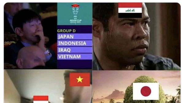 Reaksi Netizen Timnas Indonesia Masuk Grup Neraka Piala Asia 2023