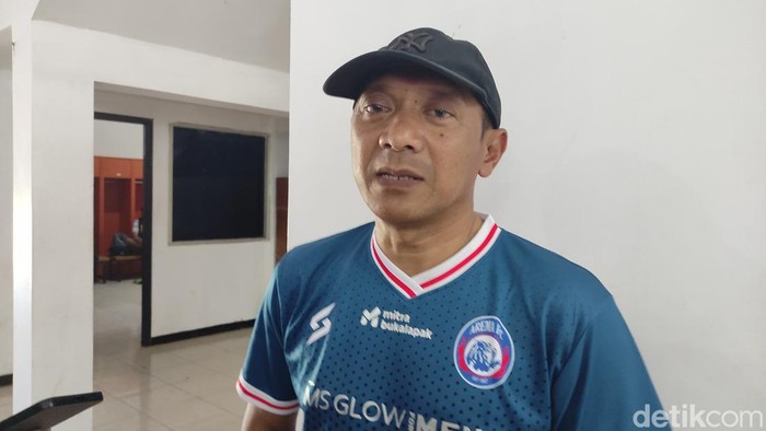 Pelatih Arema FC I Putu Gede Swi Santoso