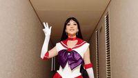 Foto: Gaya Artis Cosplay Saat Hadir di Pesta Ultah Geng Aries