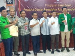 Bupati dan Wakil Bupati Merangin Daftar jadi Caleg dari PPP