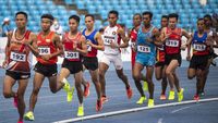 Rikki Marthin Bawa Pulang Medali Emas Lari 10.000 Meter Putra