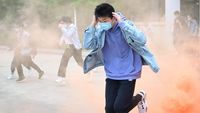 Siswa di China Peringati Hari Pencegahan dan Pengurangan Bencana Nasional