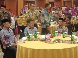 JK, Mahfud, dan Wiranto Duduk Semeja di Acara Halalbihalal ICMI