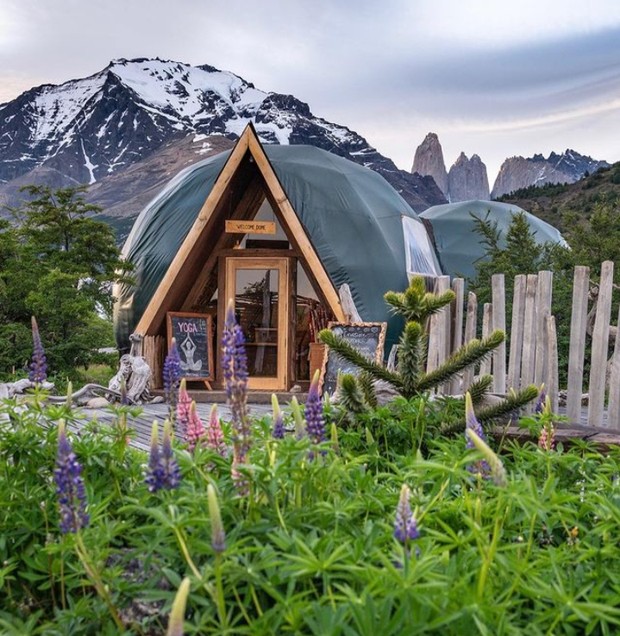 Patagonia Camp yurts