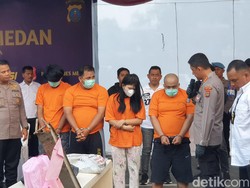 4 Pengedar Ditangkap di Medan, 41,5 Kg Sabu Disita