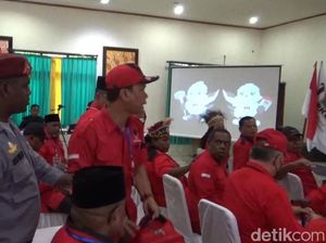 Edo Kondologit Bacaleg PDIP PBD Adu Mulut di KPU gegara Nomor Urut Berubah