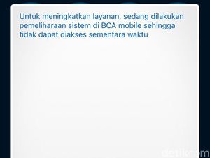 BCA Mobile Error, Begini Penjelasannya BCA Mobile Error, Begini Penjelasannya