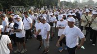 Jalan Santai Peringati Sewindu Proyek Strategis Nasional