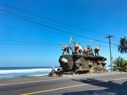 Pesona Keindahan Pantai Yeh Leh Jembrana Tak Kalah, Kurang Lampu Penerang