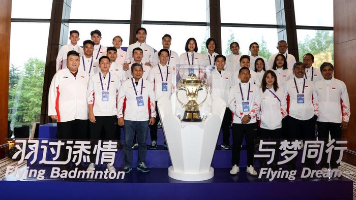 Indonesia akan menghadapi China di perempatfinal Piala Sudirman 2023 hari ini. Foto: Getty Images/Shi Tang