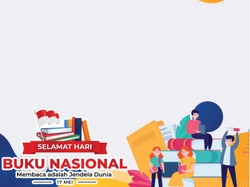 55 Twibbon Hari Buku Nasional 2023 Estetik Berisi Kata-kata Motivasi