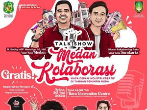 Bobby dan Gibran Akan Bincang-bincang soal Industri Kreatif di Medan Besok