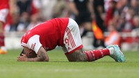Arsenal kalah 0-3 dari Brighton di pekan ke-36 Liga Inggris. Hasil itu membuat kans juara Meriam London menipis betul. Foto: Offside via Getty Images/Charlotte Wilson/Offside