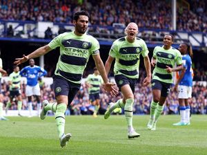 Kalahkan Everton, Man City Kian Dekati Gelar Juara Kalahkan Everton, Man City Kian Dekati Gelar Juara